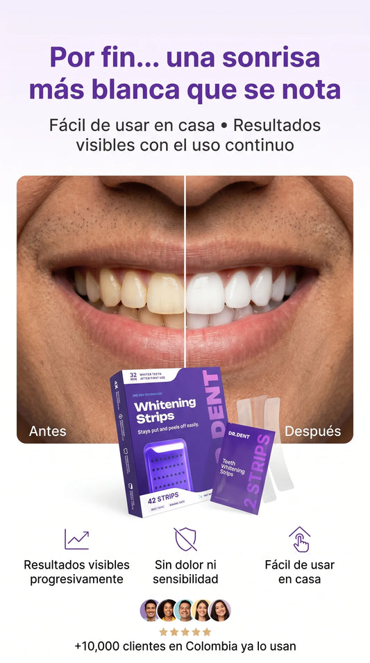 Tiras Blanqueadoras Sonrisa Brillante