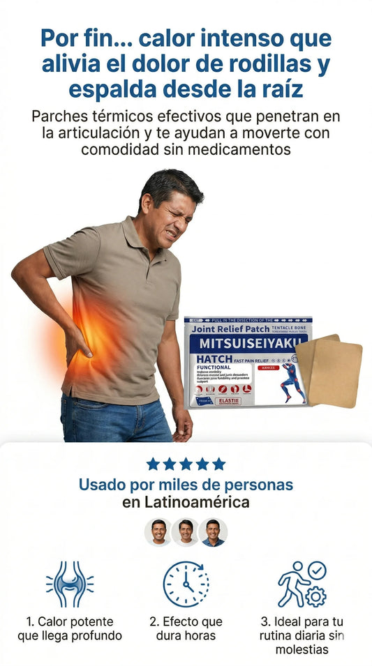 Parches Térmicos para Alivio del Dolor Articular